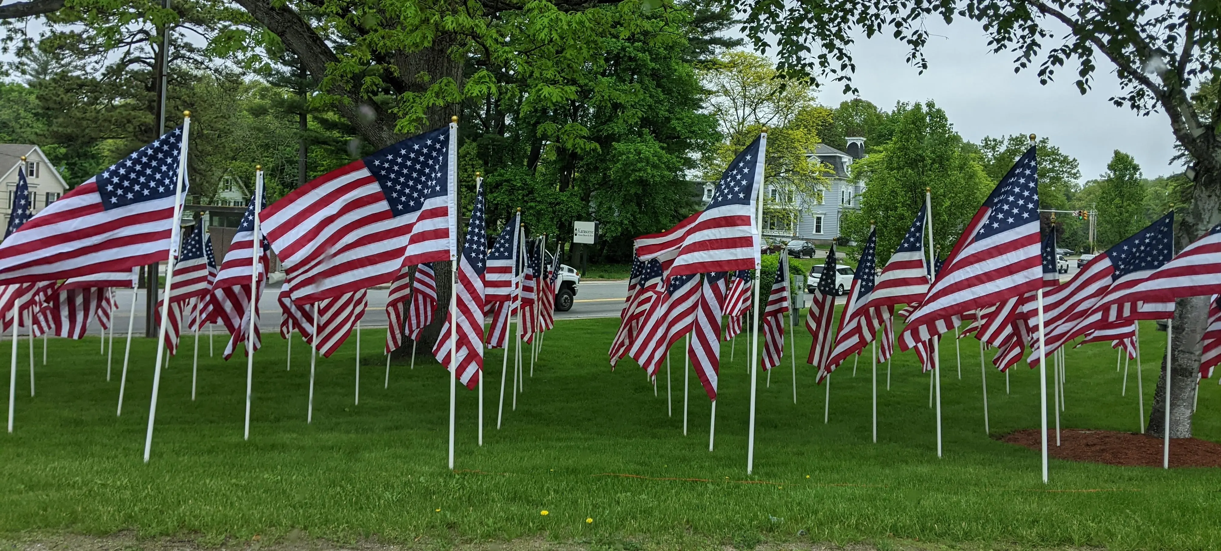 Hudson Center Flags